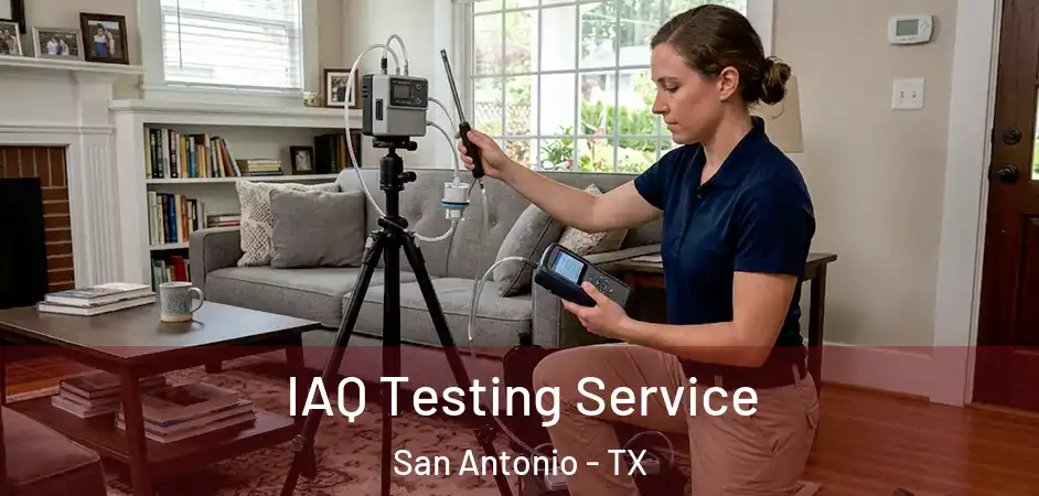  IAQ Testing Service San Antonio - TX