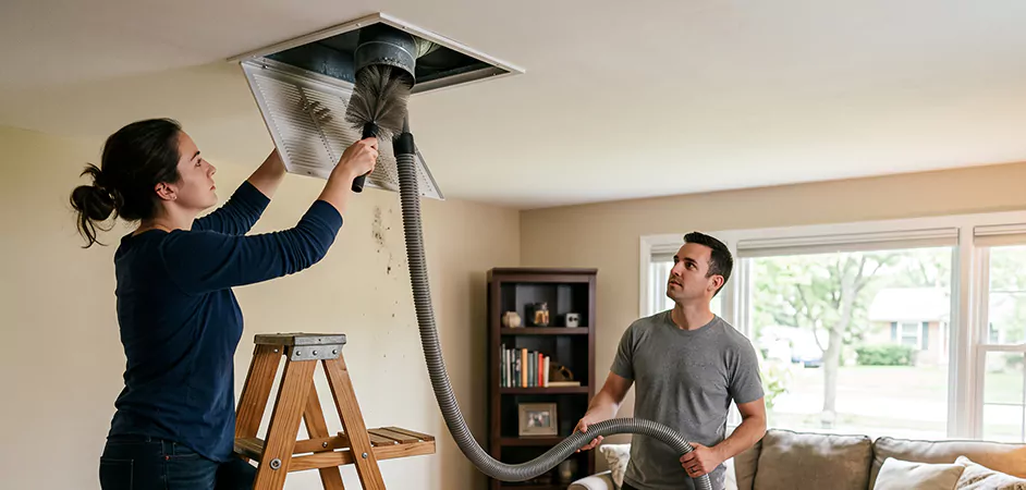 Roof and Wall Exhaust Cap Cleaning in San Antonio